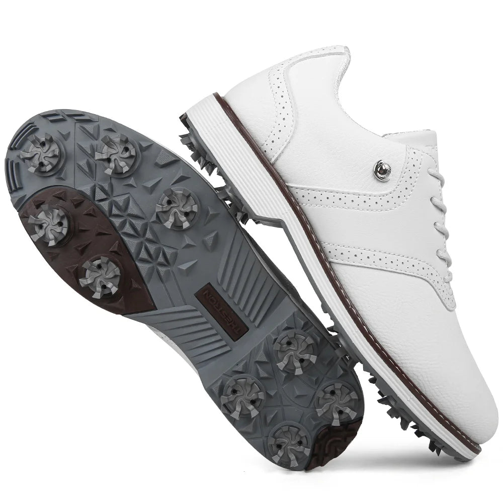 New Men Golf Shoes, Professional Golfers Shoes, Waterproof Comfortable Golf Footwear, Non-Slip