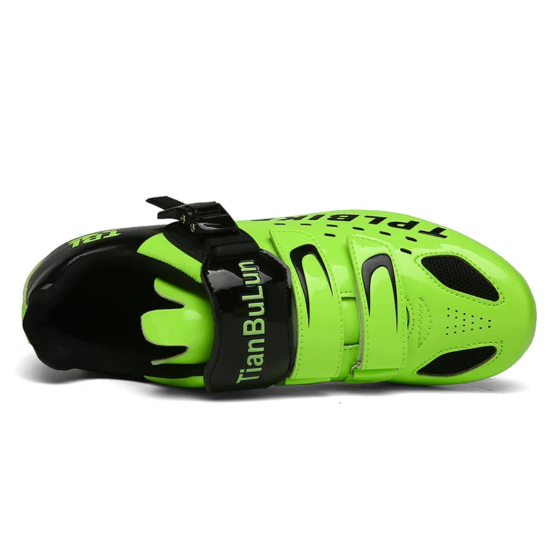 New Men's and Women's Bicycle Shoes,Outdoor Cycling Shoes,Three Functional Soles,Professional Training Shoes