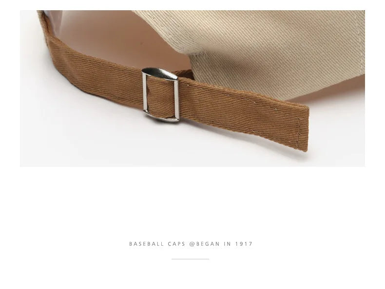 Vintage baseballkasket med broderet C-bogstav | Tofarvet design, justerbar rem, unisex til mænd og kvinder