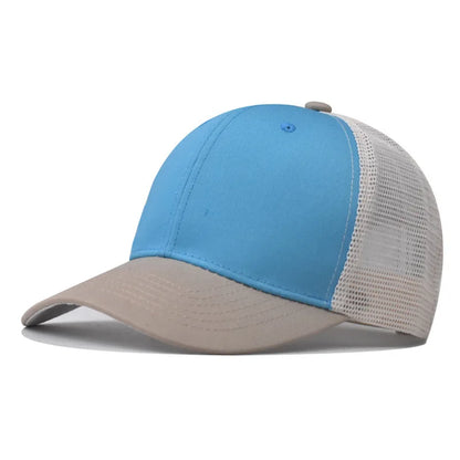 Baseball Cap Adult Net cap Shallow curved eaves Hat Unisex Summer hat Breathable hat shade Spring Autumn Cap Hip Hop Fitted Cap