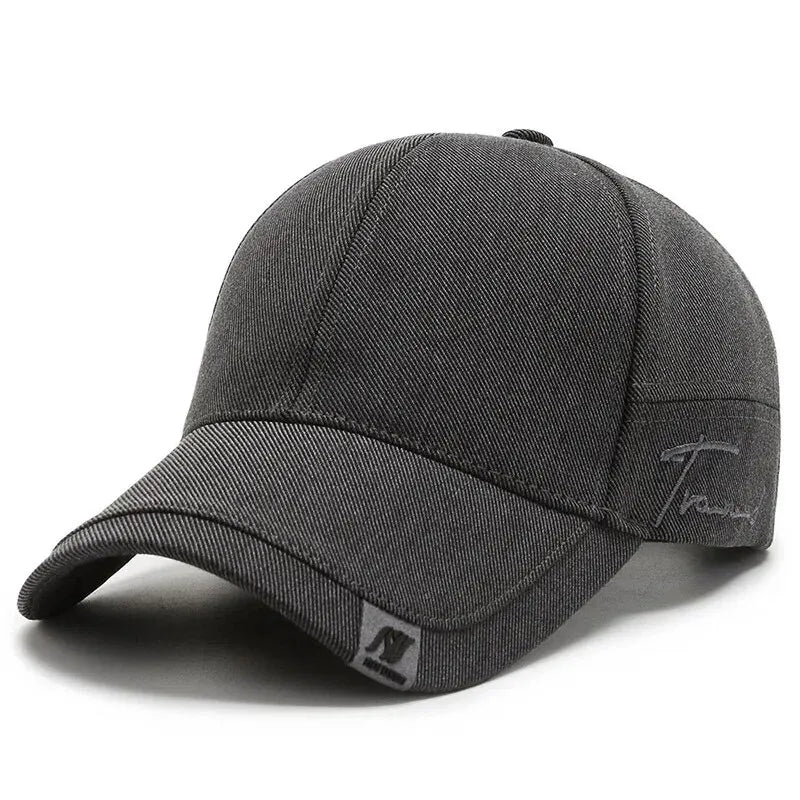 Casquette pour homme Tide Sunshade, casquette de soleil coréenne pour homme, noire, modèle Tide, simple, décontractée et polyvalente, casquette de baseball