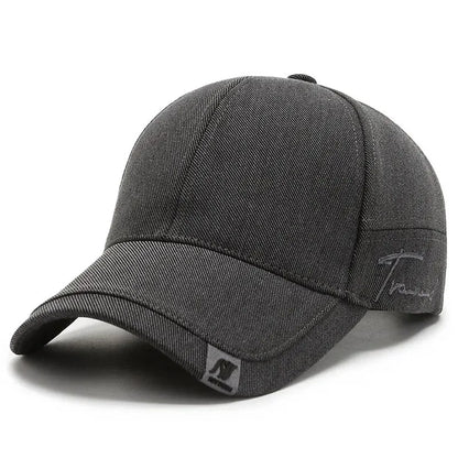 Casquette pour homme Tide Sunshade, casquette de soleil coréenne pour homme, noire, modèle Tide, simple, décontractée et polyvalente, casquette de baseball