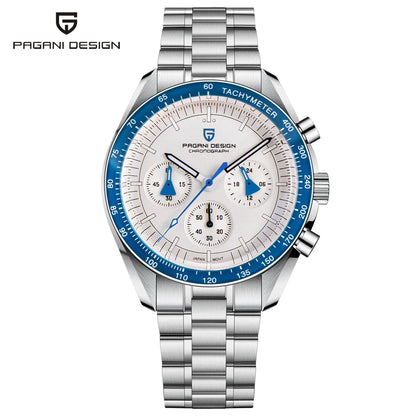 PAGANI DESIGN 2026 New Moon Watch For Men Quartz Multifunction Chronograph Sports Mens Watches Top Brand Luxury Sapphire Mirror