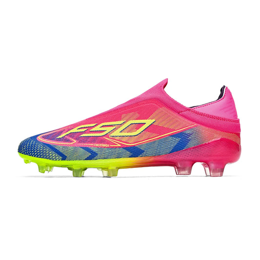 AG/FG Firm Ground Soccer Cleats for Men Women Kids Youth PU Fabric Rubber Sole Non-Slip Wear-Resistant Training Boots