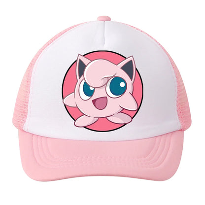 Pokémonová baseballová čepice Pikachu Charizard Gengar kreslená postavička čepice s kšiltem pro děti i dospělé letní outdoorová sportovní čepice pro chlapce ležérní módní čepice dárek