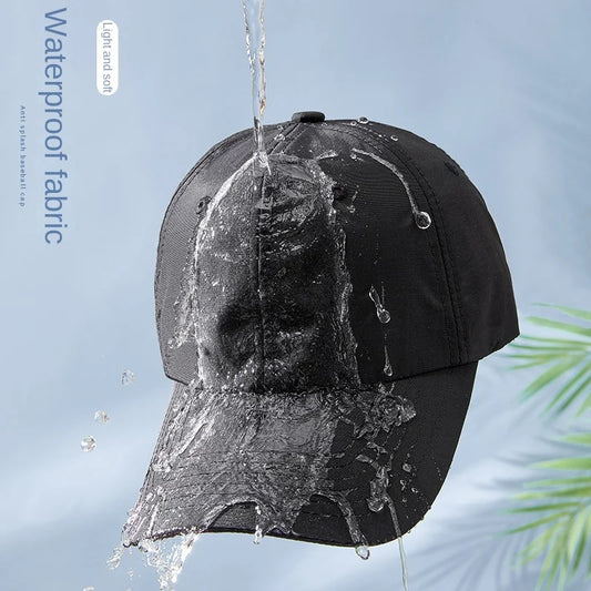 Unisex Waterproof Baseball Cap Outdoor Hat Quick Dry Sun Hat [All Senson] Men Women Sport Golf Hat