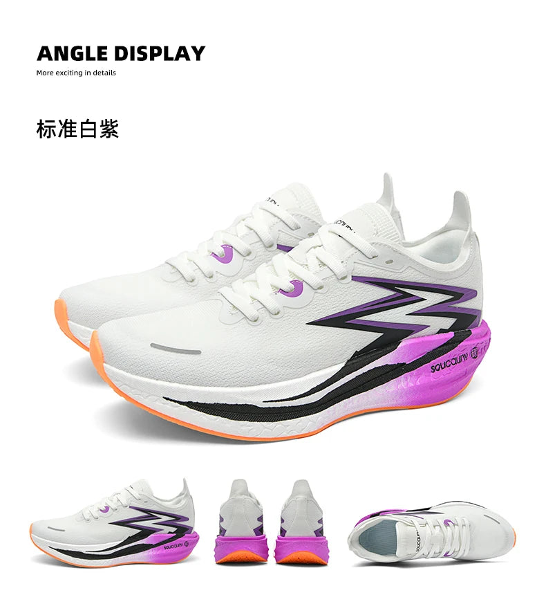 NEW Running Shoes Carbon Board Marathon Men Sports Breathable Lightweight Women's Comfortable Athletic Nonskid Sneakers Casual