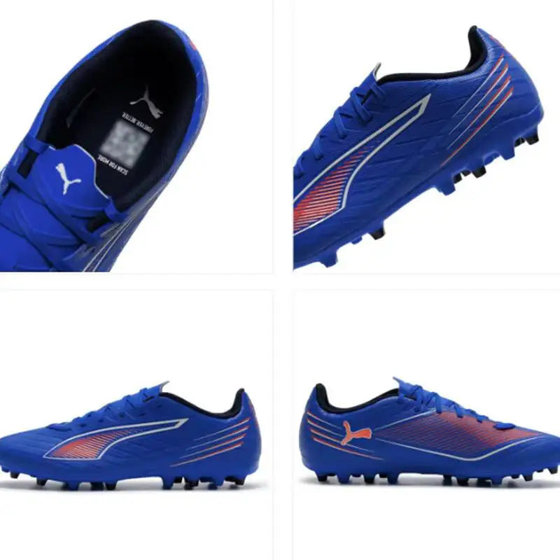 Chaussures de football PUMA pour hommes MG Cleat Soccer TT avec crampons à rainures 108519-01 108519-03, talon renforcé