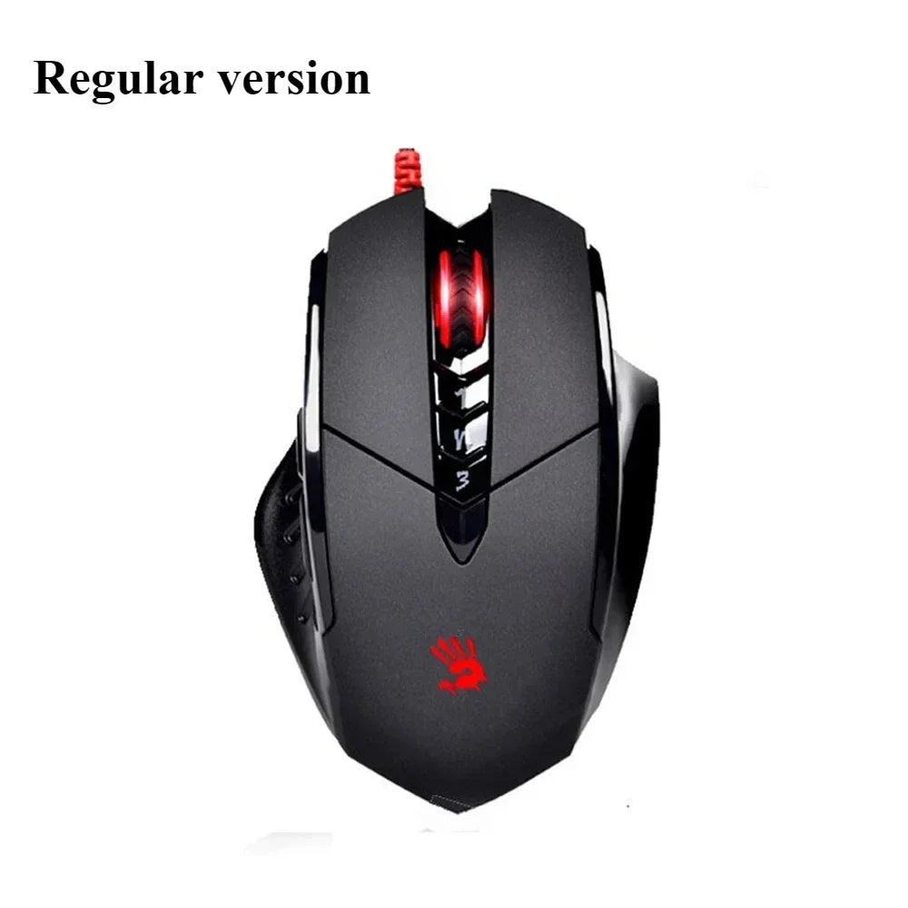 Bloody V7M Wired Mouse RGB Lightweight Ergonomics Design 4000dpi Pc Office E-sports Gaming Macro Programming Mouse for CF LOL CS