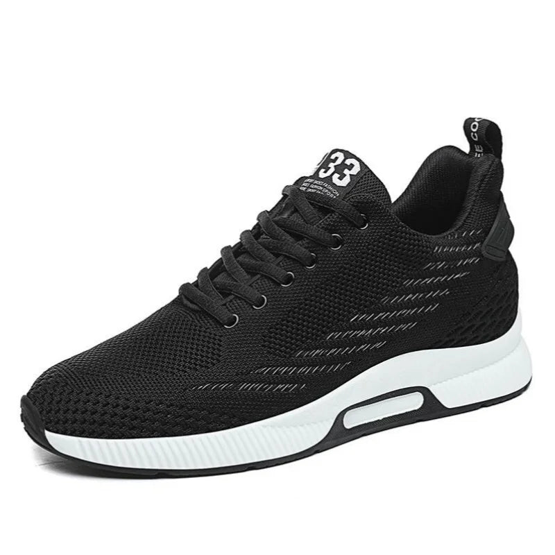 Nouvelles baskets pour homme, chaussures rehaussantes, semelles intérieures de 8 cm, respirantes en maille, chaussures de sport pour augmenter la taille