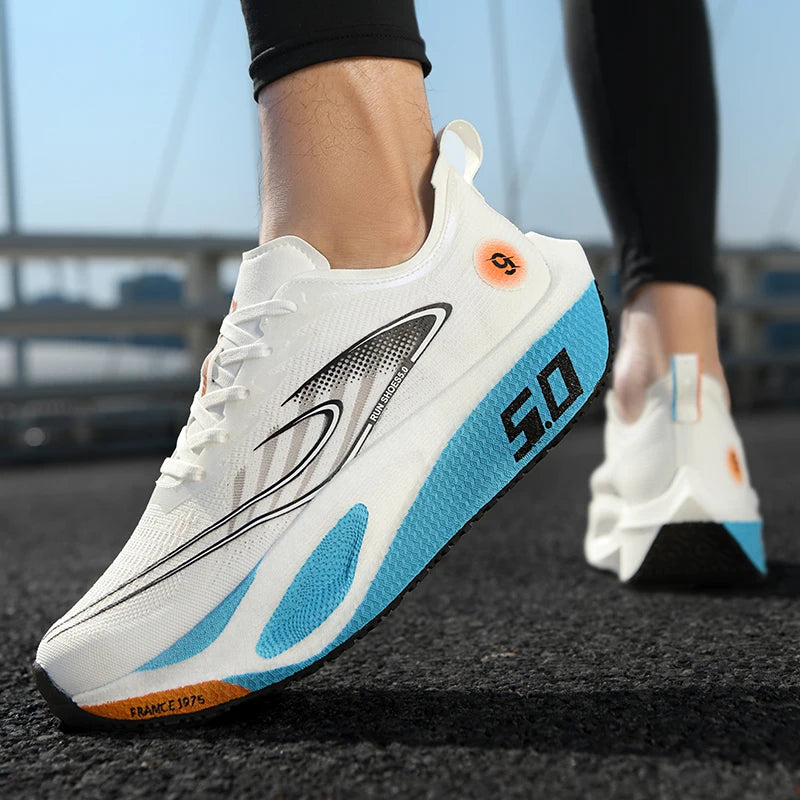 Air cushion running shoes, breathable outdoor sneakers, lightweight sports jogging shoes