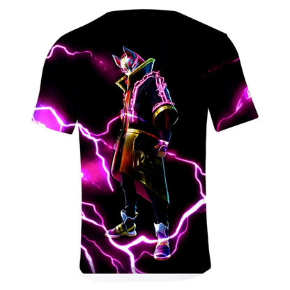 Fortnite T Shirt Men Shoot Game Battle Hero Tshirt Victory Royale Clothing Young Children T-shirts for Boys Girls of 2-14 Years