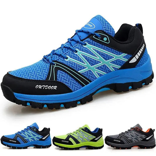 Zapatillas de senderismo para hombre, de malla transpirable, para viaje, outdoor, impermeables, caza, pesca, montaña, todoterreno, riding y deporte