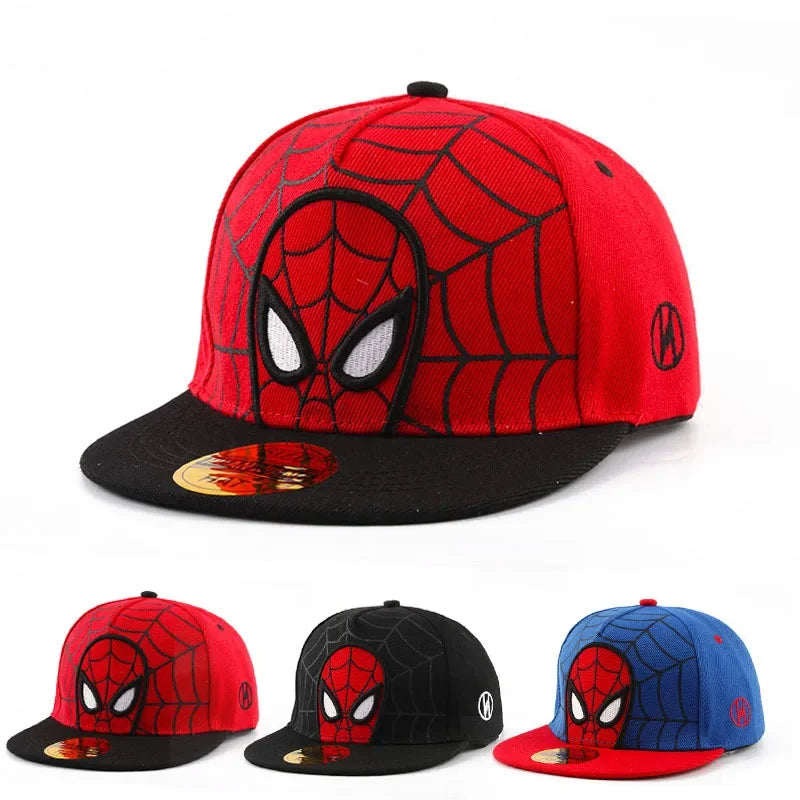 Cappellini HotAnime con Spider-Man per bambini e neonati: cappellini da baseball, cappellini snapback primaverili, cappellini hip hop regolabili
