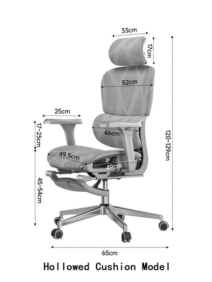 2025 New Ergonomic Office Chairs Gaming Chair Desk Seats Home Seat With Footrest Lumbar Support For Comfortable Long Sitting