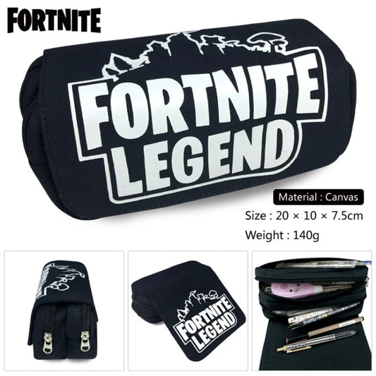 Fortnite Kids Pencil Bag Kawaii Pencil Case Large Capacity Waterproof Handheld Cosplay Pencil Pouch Office Stationary Gift Toy