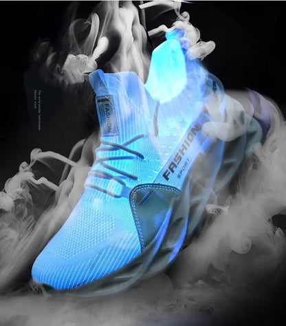 Modieuze paarse casual sneakers in de aanbieding voor dames en heren – Blade hardloopschoenen, grote maat 48, lichte ademende sportschoenen voor heren, mesh sneaker