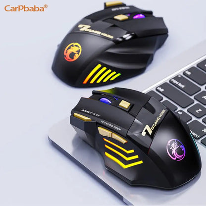 Wireless Mouse Bluetooth Wireless Mouse Rechargeable Computer Mouse Gamer Ergonomic Gaming Mause RGB Backlit Silent Mice For PC