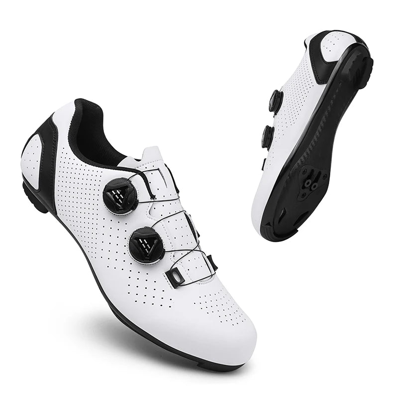 Scarpe da ciclismo MTB da uomo, scarpe sportive per bici da sterrato e da strada, sneakers da ciclismo flat ad alta velocità, calzature per mountain bike con tacchette SPD