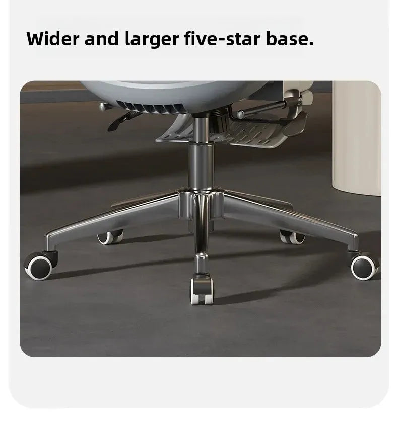Silla gaming ergonómica de oficina para ordenador Air Titan Full Mesh con soporte lumbar de tres zonas, diseño bien ventilado e ideal para escritorio de estudiante