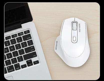 Wireless Tri-Mode Gaming Mouse 2.4G Dual Receiver Bluetooth With Battery Level Display Portable Universal Office Mouse