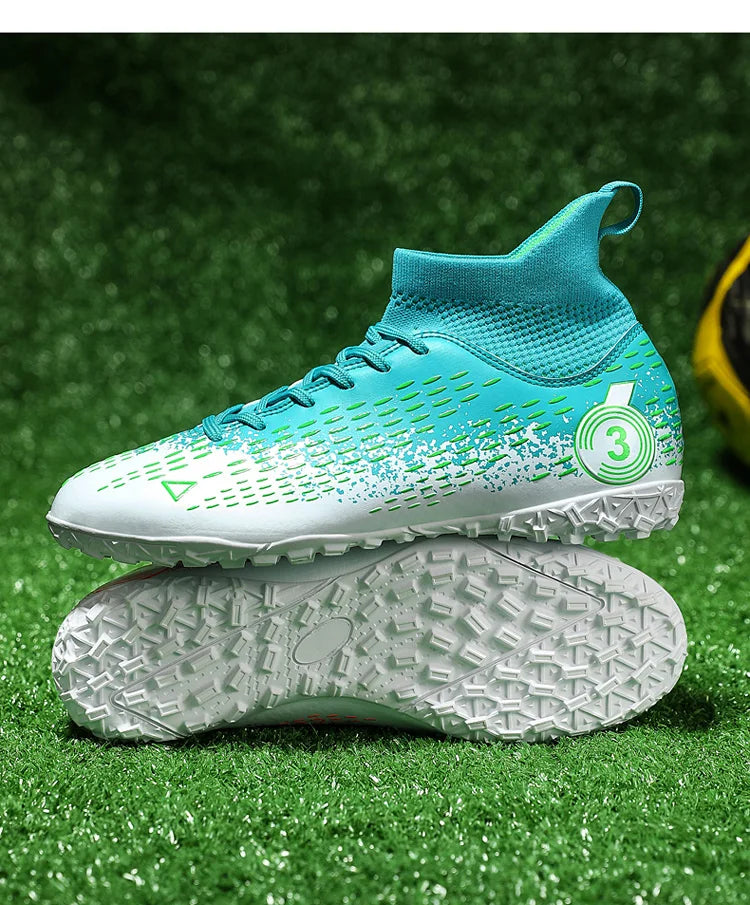 Teenage Adult Football Shoes New Fashion Large Size Sneakers Outdoor Professional Competition Training Football Footwear 31-48