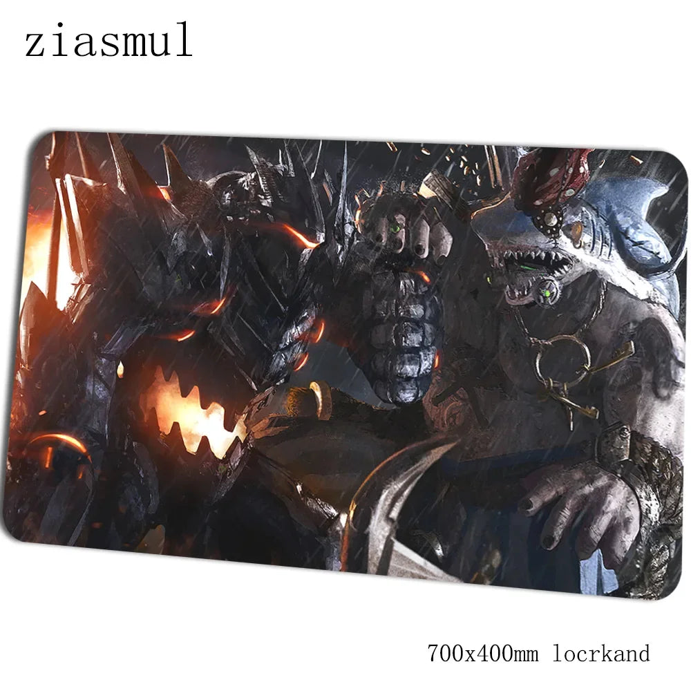 „Overwatch“ pelės kilimėlis – įspūdingas kompiuterio kilimėlis 70x40cm, didelis XL gaming pelės kilimėlis klaviatūrai, žaidimams, PC gamer stalui