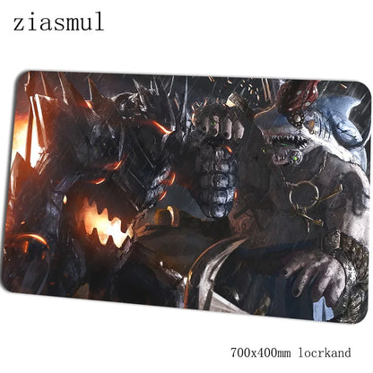 „Overwatch“ pelės kilimėlis – įspūdingas kompiuterio kilimėlis 70x40cm, didelis XL gaming pelės kilimėlis klaviatūrai, žaidimams, PC gamer stalui