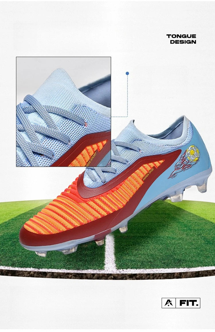 Nuove scarpe da calcio professionali da uomo, alta qualità, scarpe da soccer rapide, tacchetti society, scarpe professionali per campo da calcio, sneaker basse