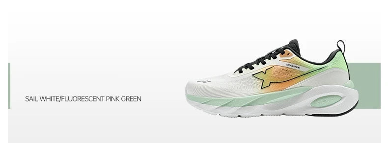 Xtep Lingbu 2.0 Running Shoes Male 2025 Spring ACE Support Feather Foam Sports Shoes  Stability Advanced Sneakers 875119110001