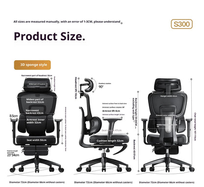 Modern Gaming Chair Racing Style Ergonomic Computer Chair Headrest Footrest Office Chair Silla Ergonomíca Gamer Furniture