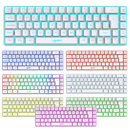 ¡Oferta destacada! Teclado gaming con cable de 69 teclas en español, retroiluminación RGB, diseño compacto al 68%, un accesorio imprescindible para profesionales de oficina y gamers