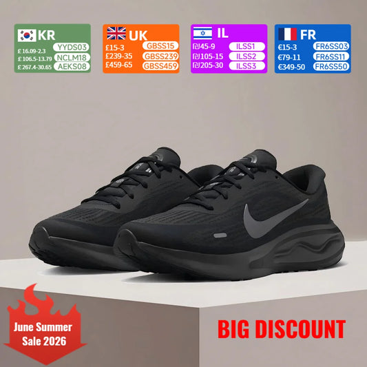 Nike Journey Run Men's Fashionable, Versatile, Comfortable, Slip-Resistant, Durable, Cushioned Running Shoes FN0228-009