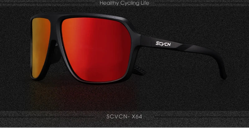 Okulary przeciwsłoneczne Scvcn z polaryzacją do wędkowania, okulary sportowe i rekreacyjne na świeżym powietrzu, okulary do jazdy na rowerze szosowym, okulary ochronne z oprawką UV400
