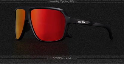 Okulary przeciwsłoneczne Scvcn z polaryzacją do wędkowania, okulary sportowe i rekreacyjne na świeżym powietrzu, okulary do jazdy na rowerze szosowym, okulary ochronne z oprawką UV400