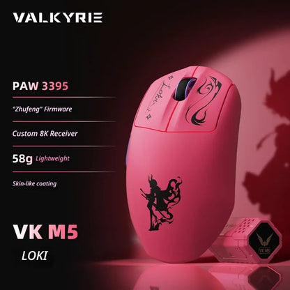 VALKYRIE VK M5 PRO Wireless Mouse Dual 8K Intelligent Display Screen Receiver Ergonomic Lightweight Low Latency Gaming Mouse