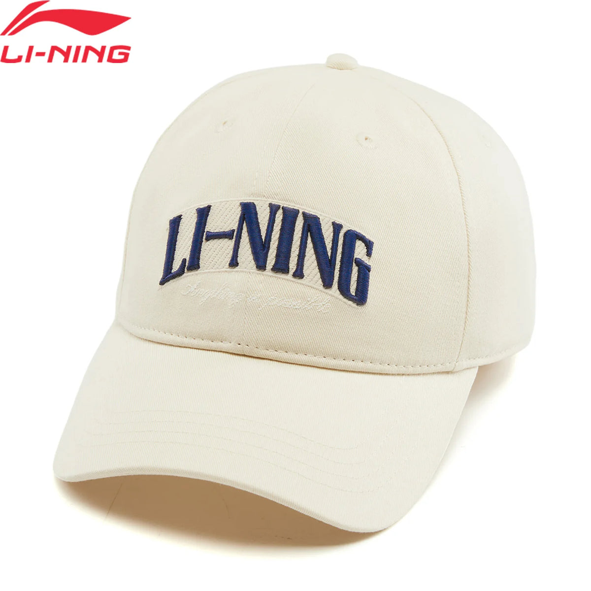 Casquettes de baseball unisexes Li-Ning style sportif 56-60 cm 100 % coton respirant et ajustables LiNing Casquettes de loisirs tendance AMYW127