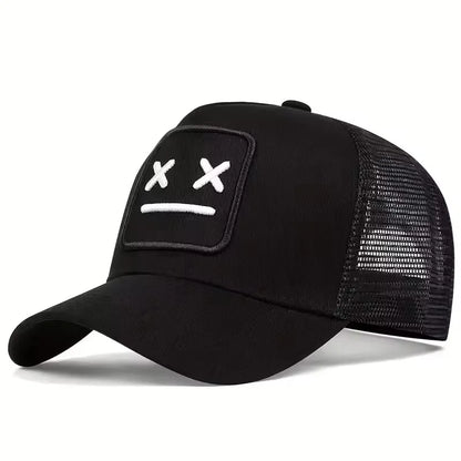 Casquettes de baseball unisexes XX brodées, à filet, ajustables, décontractées, pour le printemps et l’été, avec protection solaire