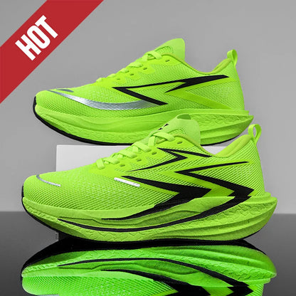NEW Running Shoes Carbon Board Marathon Men Sports Breathable Lightweight Women's Comfortable Athletic Nonskid Sneakers Casual