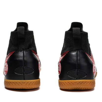 Men's Sports IC Indoor Flat Bottomed Football Shoes Adult High-Tops Wear-Resisting Training Shoes Teenagers Non-Slip Shoes