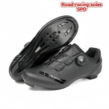 Zapatillas de ciclismo de montaña para hombre MTB, transpirables, antideslizantes, de alta dureza, aptas para carreras en carretera al aire libre y rutas de montaña off-road 37-46