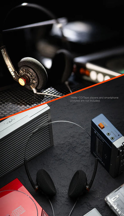 MOONDROP OLD FASHIONED On-Ear Headphone 40mm large dynamic driver 0.78-2pin 3.5mm Plug