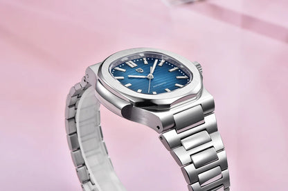 PAGANI DESIGN 2026 New Luxury Automatic Watch  Men Mechanical Wristwatch Stainless Steel Sapphire glass 40MM Barrel dial Watch