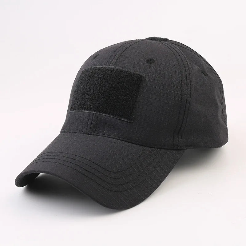 1 pz. Cappellini da baseball mimetici tattici da outdoor per soldati, da combattimento e paintball, cappellino regolabile, cappellini estivi con chiusura a scatto per uomo e donna