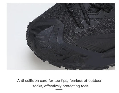 HUMTTO Trekking Shoes for Men Mountain Climbing Sneaker Outdoor Sports Shoe Breathable Walking Casual Sneakers Man Hiking Boots