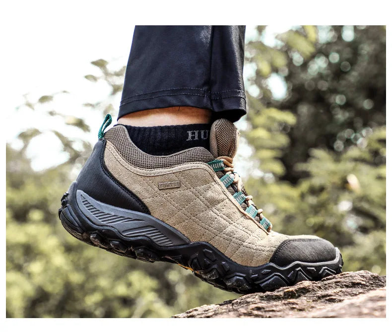 Scarpe da trekking HUMTTO da uomo, sneakers invernali di lusso firmate per arrampicata e trekking, scarpe da uomo in pelle per sport outdoor e lavoro 110282A