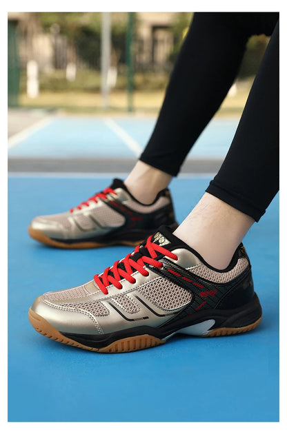 Scarpe professionali da badminton 2025, nuove sneakers da tennis da uomo, traspiranti e antiscivolo, scarpe sportive da pallavolo per uomo e donna
