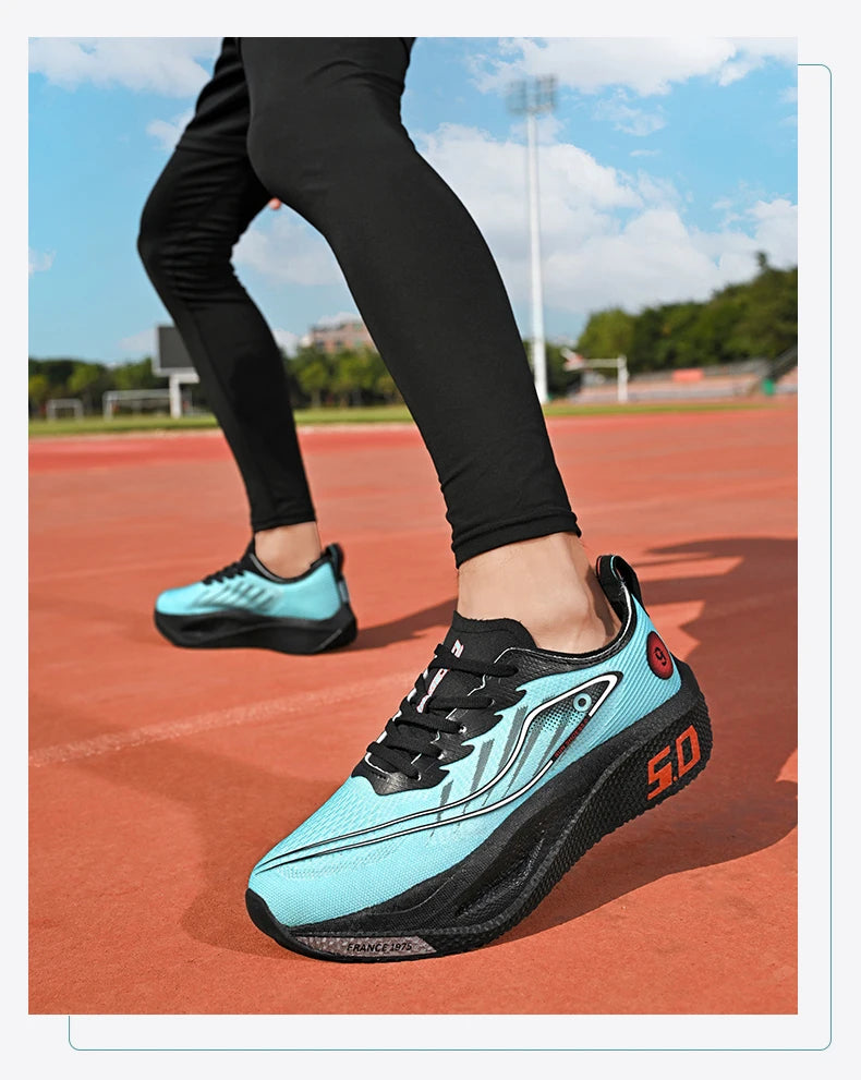 Nuevas zapatillas deportivas para hombre y mujer, zapatillas de running, placa de carbono, competición de maratón masculina, amortiguación, zapatillas de entrenamiento atlético