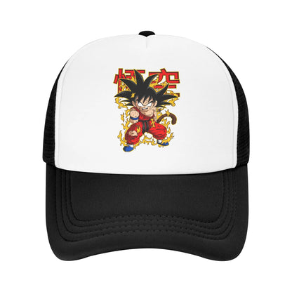 Men Women Kid Goku Rage Dragon Ball Z Trucker Caps Mesh Baseball Caps Snapback Caps  Hats Sun Hats Adjustable Golf Hats Spring