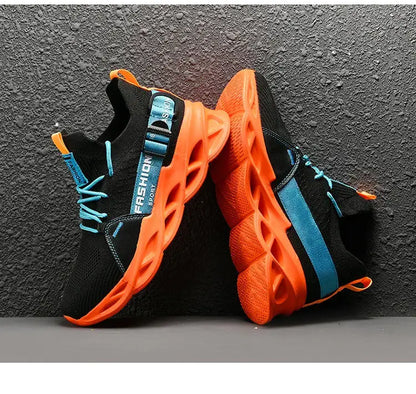 Modieuze paarse casual sneakers in de aanbieding voor dames en heren – Blade hardloopschoenen, grote maat 48, lichte ademende sportschoenen voor heren, mesh sneaker